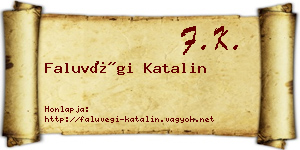 Faluvégi Katalin névjegykártya